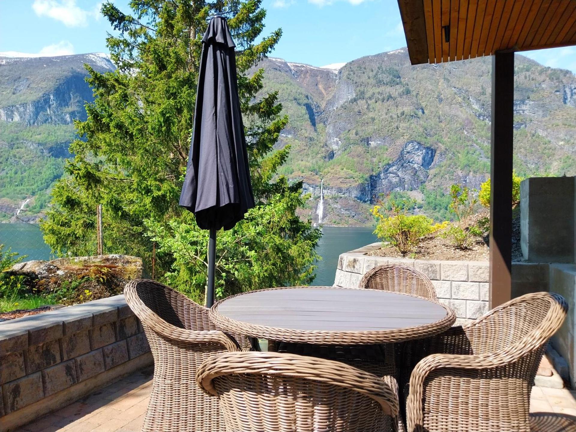 Otnes Fjordside Lägenhet Aurland Exteriör bild